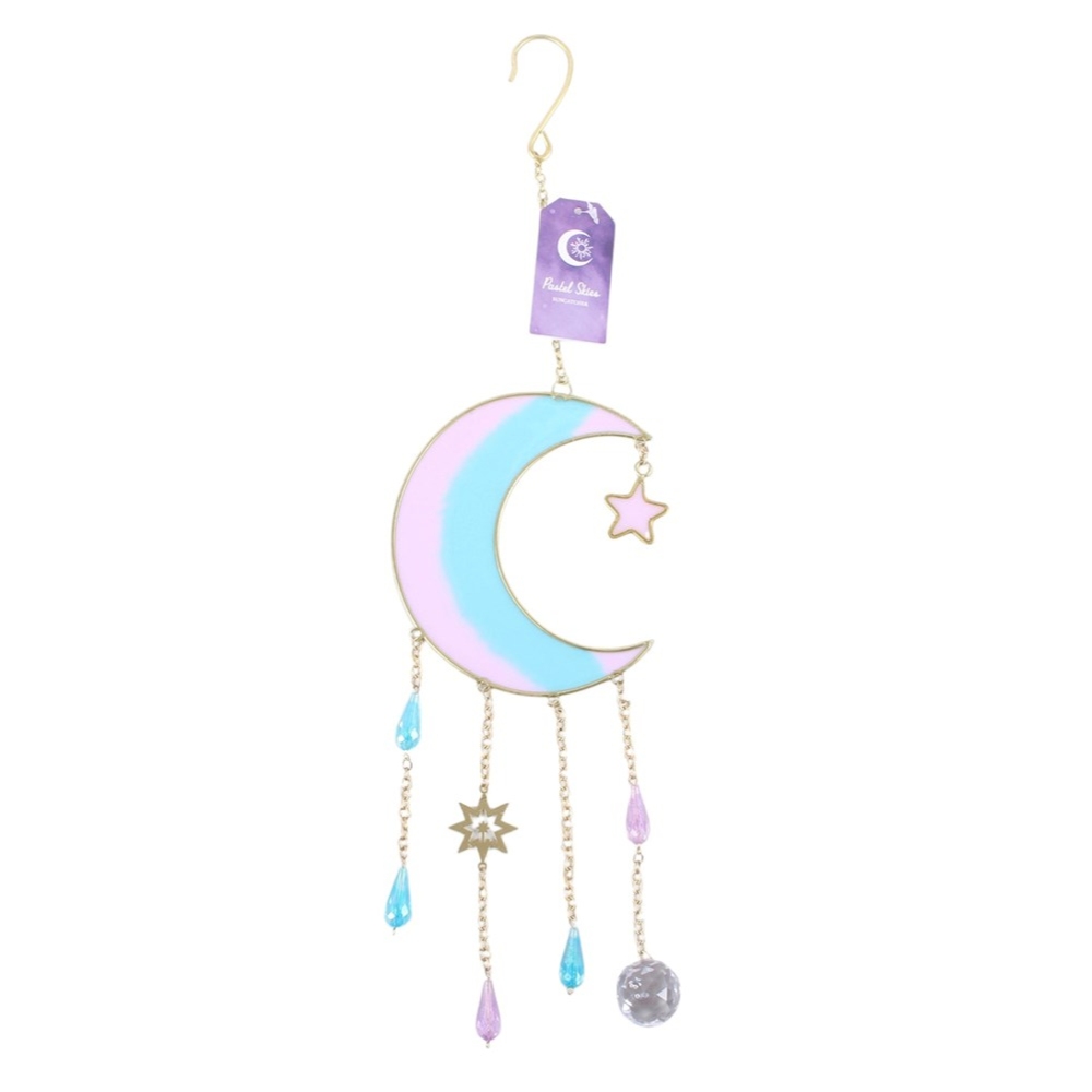 Something Different - Iridescent Crescent Moon Suncatcher - Multicolours